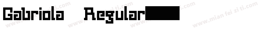 Gabriola Regular字体转换